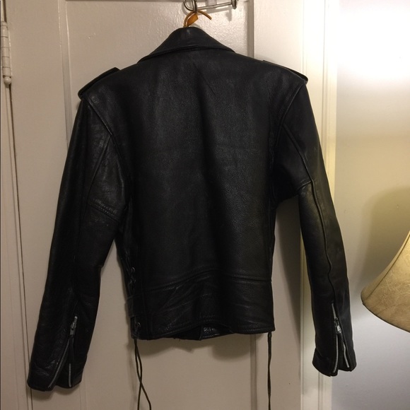 Leather Motorcycle jacket - Picture 5 of 10